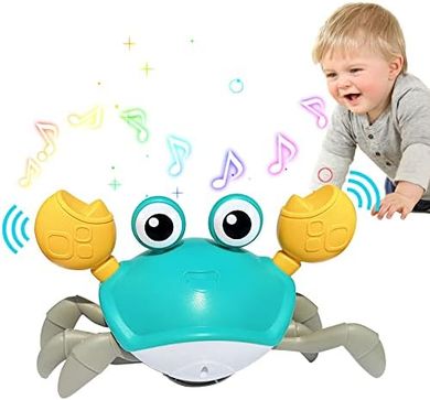 Crawling Crab: Light-Up Musical Sensory Toy for Babies (6-18 months)
