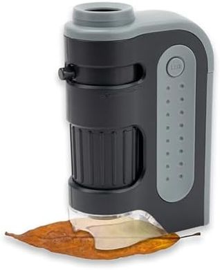 Carson MicroBrite Plus Pocket Microscope: 60-120x LED, STEM Toy