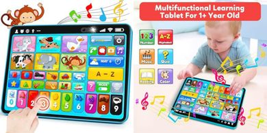 Trilingual Learning Tablet for Toddlers (1-3 years)
