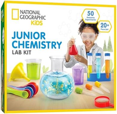 National Geographic Kids Junior Chemistry Lab: 50 Experiments & Tools (Ages 4-6)
