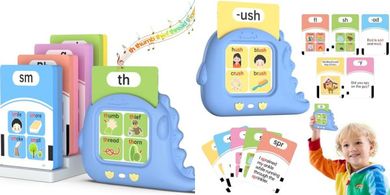 Talking Phonics Flash Cards:  Early Literacy for Toddlers (2-8)
