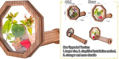 DIY Wooden Kaleidoscope Kit: Nature-Inspired Craft for Kids
