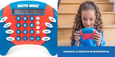 Math Whiz: Electronic Handheld Math Game for Kids (Ages 6+)
