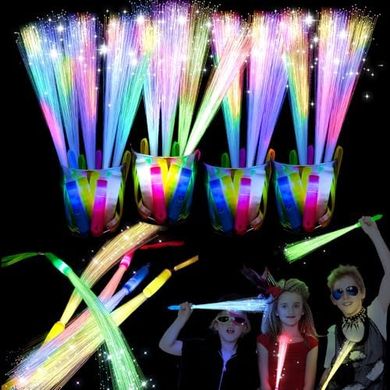 Fiber Optic Glow Sticks: 30 LED Party Favors