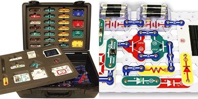 Snap Circuits Extreme Electronics Kit with Training & Guide for STEM
