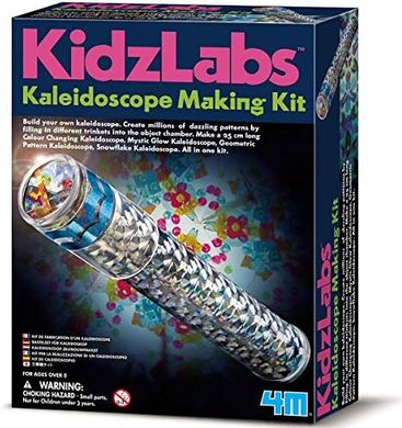 4M Kidzlabs Kaleidoscope Kit: STEM Toy for Kids & Teens
