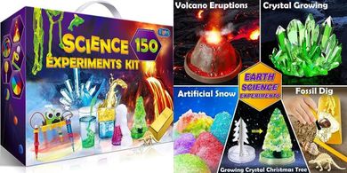 UNGLINGA 150 Science Experiments STEM Kit for Kids
