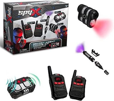 SpyX Secret Agent Kit: Walkie-Talkies, Spy Scope, Invisible Ink, Voice Changer