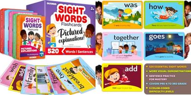 Quokka Sight Word Flash Cards: Pre-K to 3rd Grade
