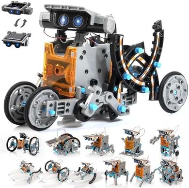 14-in-1 Solar Robot Kit: STEM Toy for Kids (Ages 8-12)