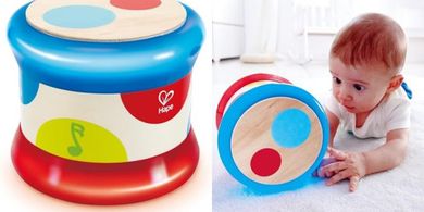 Hape Baby Rolling Drum: Musical Toy for Toddlers