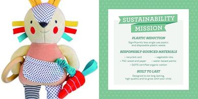 Organic Busy Bunny: Handmade Baby & Toddler Activity Toy
