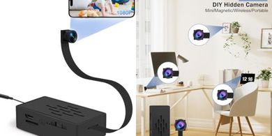1080p WiFi Mini Spy Camera with Motion Detection for Home Security