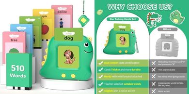 Talking Flash Cards: 510 Sight Words for Toddlers (1-6 years)