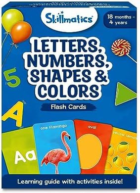 Skillmatics Toddler Flash Cards: Letters, Numbers, Shapes, Colors
