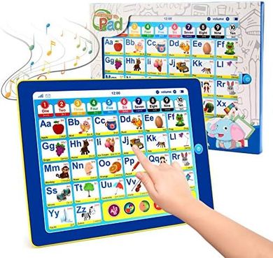 6-in-1 Kids Learning Tablet: ABCs, Numbers, Colors, Games, Music
