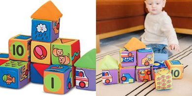 Melissa & Doug Soft Blocks: Stacking & Matching Toys for Toddlers
