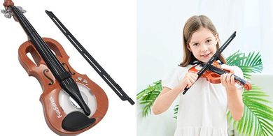 Electric Beginner Violin: 7 Songs, Adjustable Rhythm, Ages 5-6
