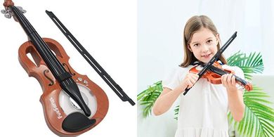 Electric Beginner Violin: 7 Songs, Adjustable Rhythm, Ages 5-6