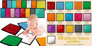 Sensory Mini Mats: Textured Floor & Wall Tiles for Kids
