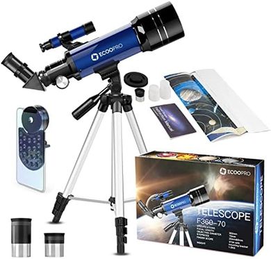 70mm Refractor Telescope: Beginner