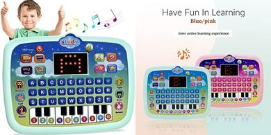 Learning Tablet for Toddlers: Fun Educational Toy (3+, Blue)
