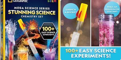 National Geographic Mega Chemistry Set: 100+ Experiments for Kids (8-12)
