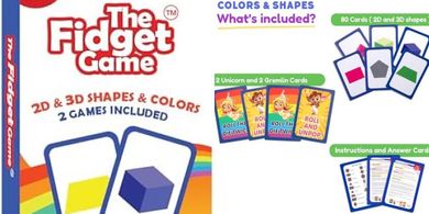 Shapes & Colors Flash Cards: 2D/3D Object Learning for Preschoolers (3+)
