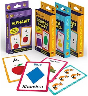 Carson Dellosa Preschool Learning Flash Cards (4 Packs)
