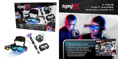 SpyX Night Ranger Kit: Goggles, Alarm, Voice Changer, Invisible Ink
