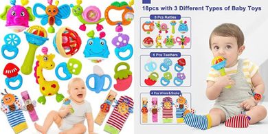 AZEN Baby Toy Gift Set (0-12 months)
