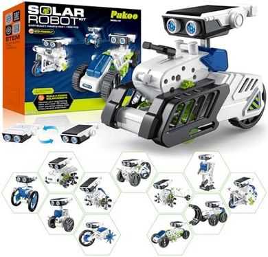 12-in-1 Solar Robot Kit: Educational STEM Toy for Kids (8-12)