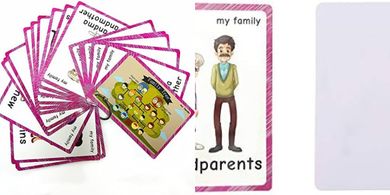 Toddler & Preschool English Flashcards (22 pcs)
