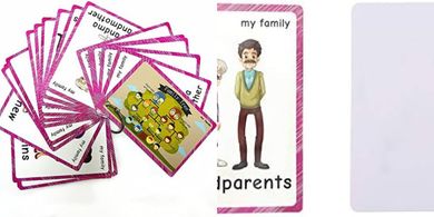 Toddler & Preschool English Flashcards (22 pcs)