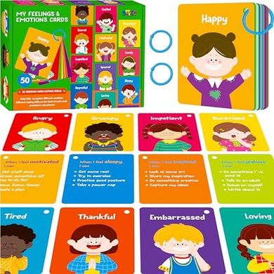 Emotions Flashcards: Coping Skills for Kids with Autism & ADHD