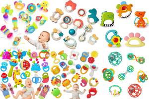 Adorable 5-Piece Baby Rattle & Teether Set