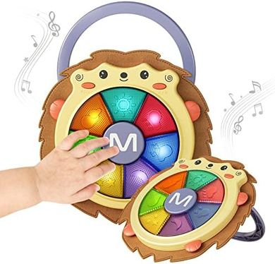 TUMAMA Musical Drum Toy: Light-up, Sound, Baby Sleep Soother
