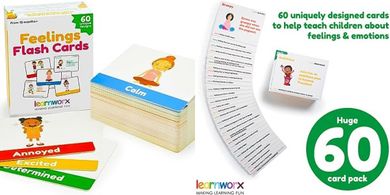 Emotion & Feeling Flash Cards for Kids: Learn & Teach Emotional Intelligence
