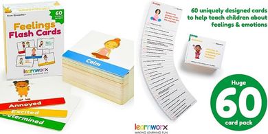 Emotion & Feeling Flash Cards for Kids: Learn & Teach Emotional Intelligence