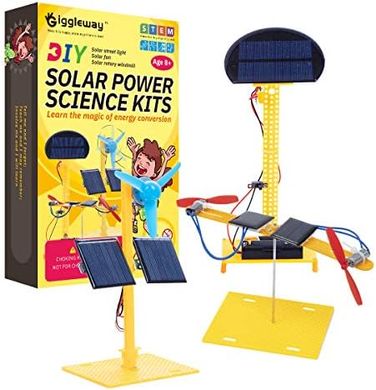 Solar Science Kits: Build Mini Motors, Fans, & More