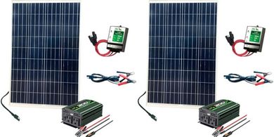 110W Solar Kit with 300W Inverter and 11A Charge Controller