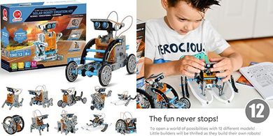 CIRO 12-in-1 Solar Robot Building Kit for Kids (8-12)
