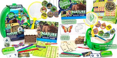 Horizon Nature Adventure Kit: 14+ Activities, Reusable Backpack, 42-Piece Game
