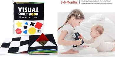 Black & White Baby Sensory Books & Toys
