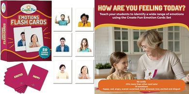 Feeling Flash Cards: Therapy & Learning (Vol. 1-50)