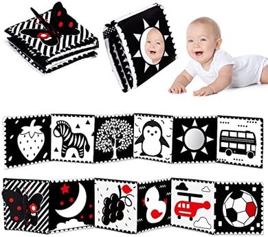 High-Contrast Baby Sensory Books & Toys (0-12 Months)
