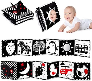 High-Contrast Baby Sensory Books & Toys (0-12 Months)