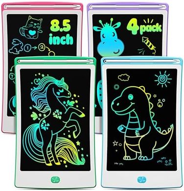 8.5-inch LCD Writing Tablets (4-pack) for Kids (Ages 3-6)
