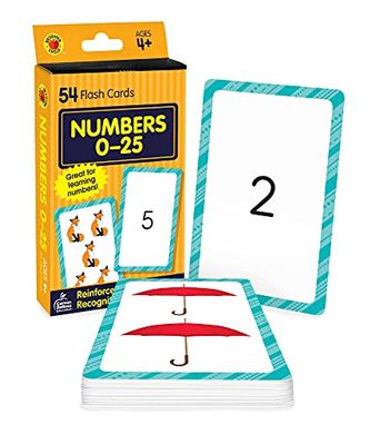 Carson Dellosa Toddler Number Flash Cards (0-25)