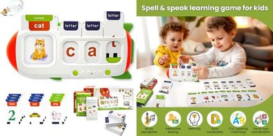 Talking Flash Cards: Sight Words, CVC, & ABC for Toddlers (2-8)